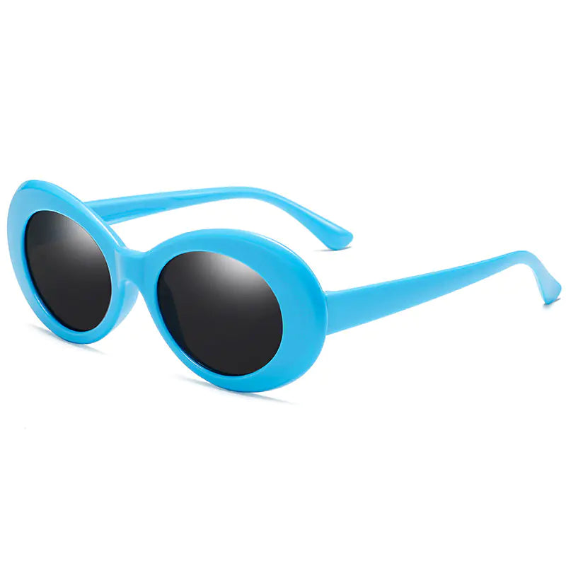 Retro Oval Round Sunglasses for Men and Women